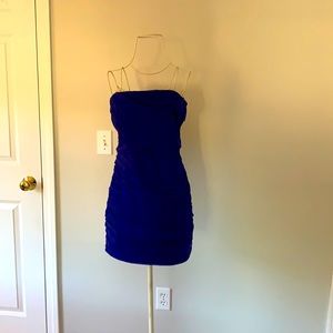 Cobalt Blue Mini Dress